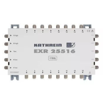 Satelitinis multiswitch'as Kathrein EXR 25516 5 įėjimai 16 išėjimų
