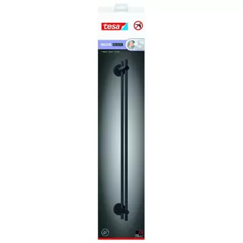 Sieninis rankšluosčių laikiklis Tesa MOON Black – vonios rankšluostinė, modelis 40621-00000-00