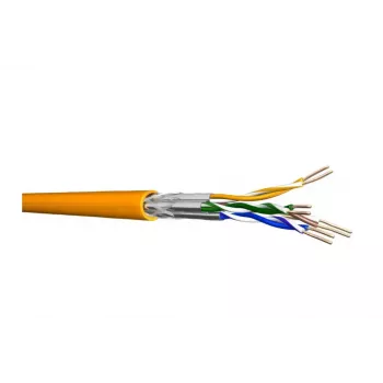Tinklo kabelis Draka Comteq 60011605 Cat7 100 m oranžinis