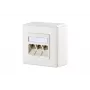 RJ-45 lizdas sieninis BTR NETCOM 1309130002-E baltas