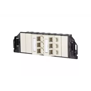 RJ-45 kištukinis lizdas METZ CONNECT 1309310601-E Juodas