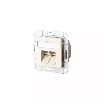 Sieninis RJ-45 lizdas BTR 130C381101-I, Cat6a, baltas
