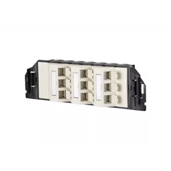 RJ-45 lizdas MetzConnect 130B11S90301-E juodas su baltais dangteliais