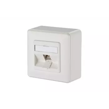 RJ-45 kištukinis lizdas BTR NETCOM 130B12D10002-E baltas