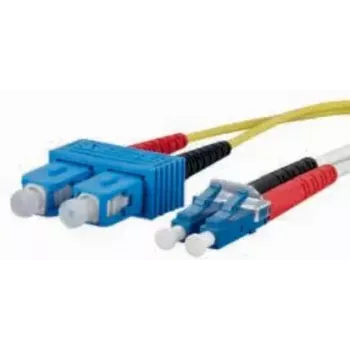 InfiniBand / šviesolaidinis kabelis METZ CONNECT 151P1EOJO20E 2 m 2x SC 2x LC geltonas