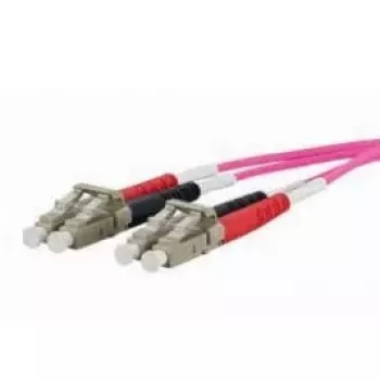 Skaidulinis optinis kabelis METZ CONNECT 151S1JOJO20E 2 m 2x LC rožinis