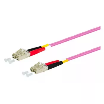 Šviesolaidinis kabelis METZ CONNECT 151S1JOJO50E 5 m LC Violet