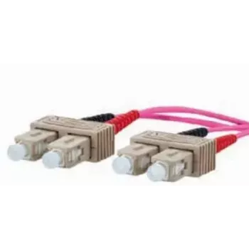 Skaidulinis optinis kabelis METZ CONNECT 151S1EOEO20E 2x SC OM4 2 m Rožinis