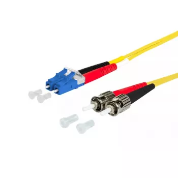 Šviesolaidinis kabelis METZ CONNECT 151P1JOAO50E LC 2x ST I-V(ZN) H 5 m geltonas