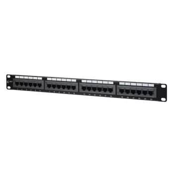 Pataisos skydelis MetzConnect 130A08-AP29-E 24 prievadų RJ-45 Cat5e 1U juodas