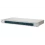 Patch panel 1U BTR METZ CONNECT 150255BA24-E su SC jungtimis, montuojamas į stelažą 482,6×44,5×242,5 mm