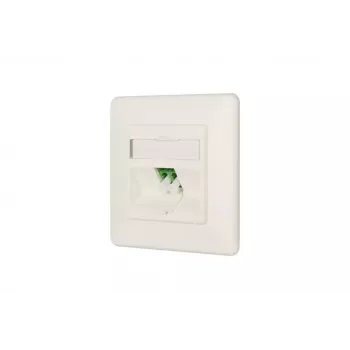 Kištukinis lizdas LC-D MetzConnect 1501207K1U-E Baltas