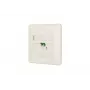 Kištukinis lizdas LC-D MetzConnect 1501207K1U-E Baltas