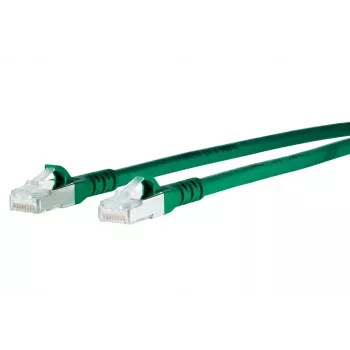 Tinklo kabelis METZ CONNECT 1308457555-E 7,5 m Cat6a S/FTP Žalias