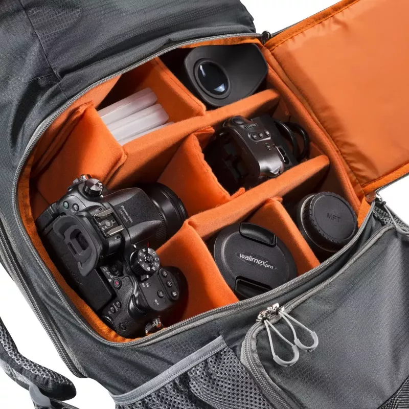 Kuprinė fotoaparatui Mantona ElementsPro 40 Pilka Oranžinė