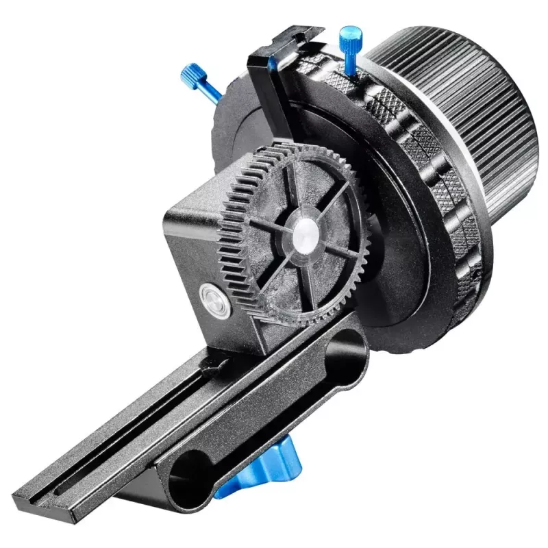 Walimex Follow Focus F3 juoda mėlyna balta aliuminis plastikas 460g
