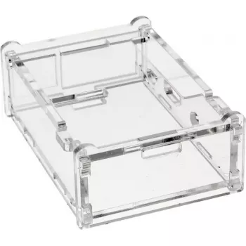 Skaidrus akrilinis dėklas Raspberry Pi B+ RB-Case+01