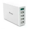 Fantec QC3-A51 Universal White AC Fast Charging – 4 USB prievadų greitasis įkroviklis