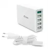Fantec QC3-A51 Universal White AC Fast Charging – 4 USB prievadų greitasis įkroviklis