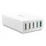 Fantec QC3-A51 Universal White AC Fast Charging – 4 USB prievadų greitasis įkroviklis
