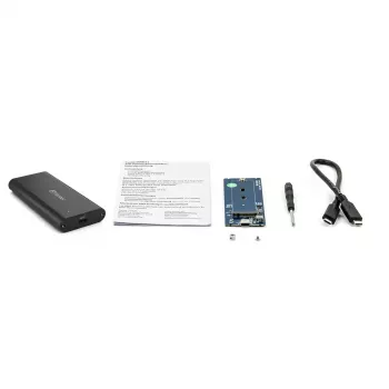 Išorinis SSD korpusas Fantec NVMe31 Juodas M.2
