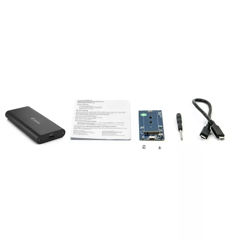 Išorinis SSD korpusas Fantec NVMe31 Juodas M.2
