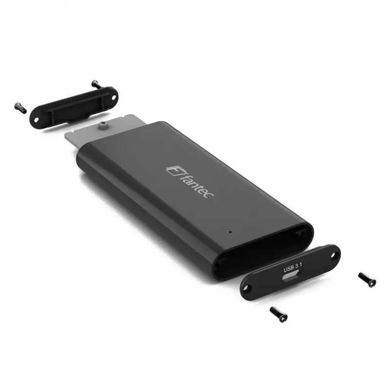 Išorinis SSD korpusas Fantec NVMe31 Juodas M.2