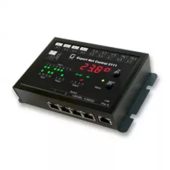 Tinklinis relių valdiklis Gude Net Control 2111-2 – 4 relių išėjimai, 12 pasyvių signalų įėjimų