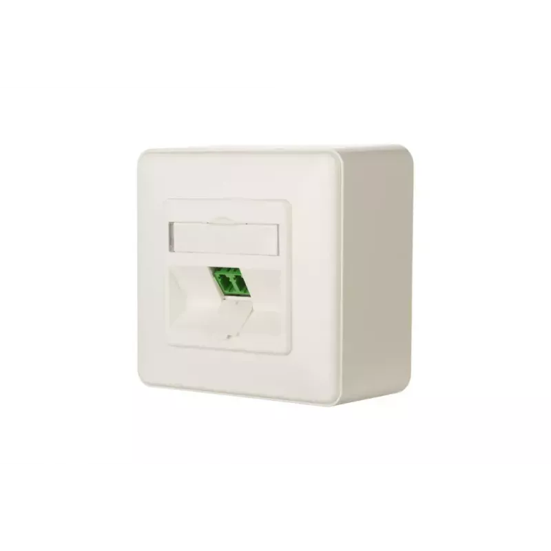 Kištukinis lizdas LC-D METZ CONNECT 1501207K1A-E Baltas