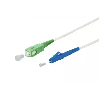 Skaidulinis optinis kabelis METZ CONNECT 151P7EAJO30E SC LC I-V(ZN) H 3 m Baltas