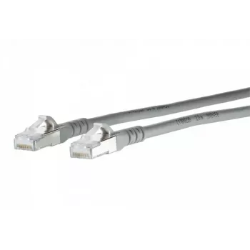 Tinklo kabelis METZ CONNECT 13084G2033-E 2m Cat6a S/FTP Pilka