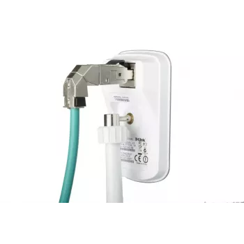 METZ CONNECT 25G RJ45 lauko kištukas pro 360 Raudonas Vyriškas Be halogenų