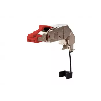 METZ CONNECT 25G RJ45 lauko kištukas pro 360 Raudonas Vyriškas Be halogenų
