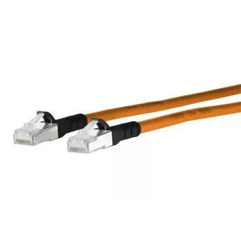 Tinklo kabelis METZ CONNECT 1308451501-E juodai oranžinis 1,5 m