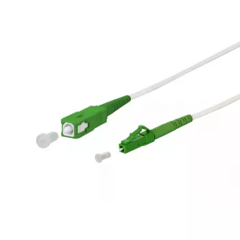 Skaidulinis optinis kabelis METZ CONNECT 151P7EAJAA5E 15 m SC LC I-V(ZN) H baltas