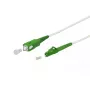 Skaidulinis optinis kabelis METZ CONNECT 151P7EAJAA5E 15 m SC LC I-V(ZN) H baltas
