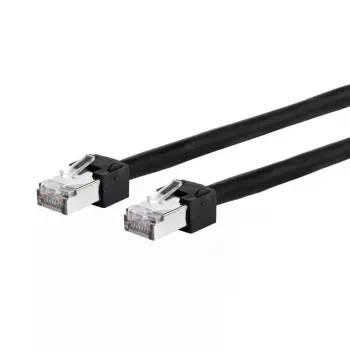 Tinklo kabelis Metz Connect 13084F3000-E 3m Cat5e S/UTP Juodas