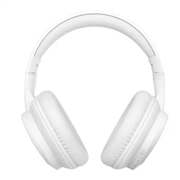 Ausinės 4smarts SkyBuds Wave – belaidės ir laidinės, Bluetooth, USB-C, uždengiančios ausis, lankeliu, 20–20000 Hz, 0,3 m laidas, Baltos