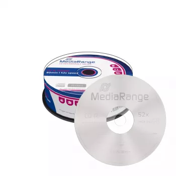 CD-R MediaRange MR201 700 MB 52x 25 vnt.