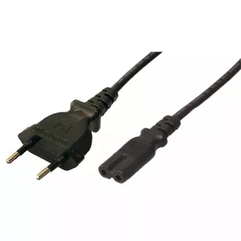 Maitinimo laidas LOGILINK CP092 1,8 m – C tipo kištukas į C8 movą, 250V 2,5A, juodas