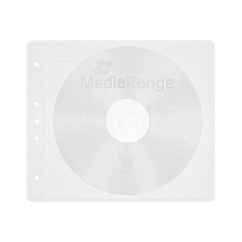 Dėklas MediaRange BOX60 2 diskams Baltas