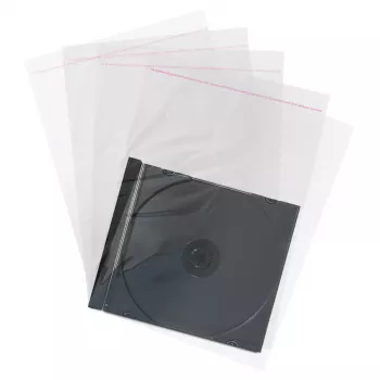 Skaidrūs vokai kompaktiniams diskams MediaRange BOX04 (100 vnt.)