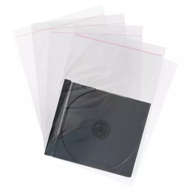 Skaidrūs vokai kompaktiniams diskams MediaRange BOX04 (100 vnt.)