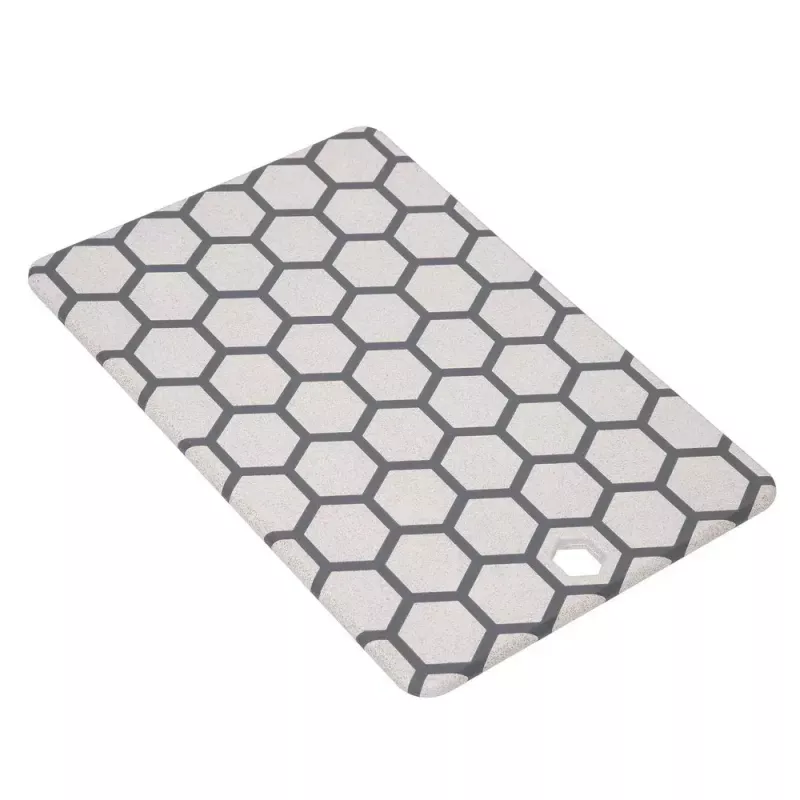 Resto Kitchenware 95402 Stačiakampė plastikinė pjaustymo lentelė Pilka Balta