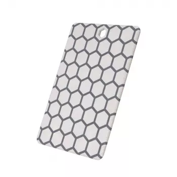 Resto Kitchenware 95402 Stačiakampė plastikinė pjaustymo lentelė Pilka Balta