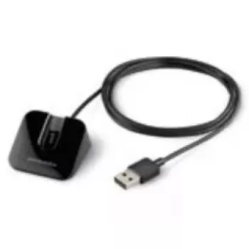 Poly 89031-01 USB stalo įkroviklis ausinėms juodas