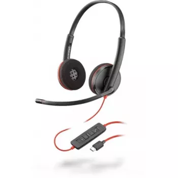 Ausinės POLY Blackwire 3220, laidinės, USB-C, juodos