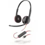 Ausinės POLY Blackwire 3220, laidinės, USB-C, juodos