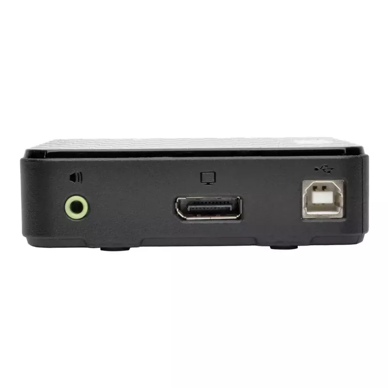 KVM jungiklis 2 prievadų DisplayPort Tripp Lite B004-DP2UA2-K, 4K@60Hz, USB klaviatūra/pelė, garsas, kabeliai