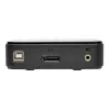 KVM jungiklis 2 prievadų DisplayPort Tripp Lite B004-DP2UA2-K, 4K@60Hz, USB klaviatūra/pelė, garsas, kabeliai